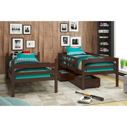 Hayley Twin Storage Bunk Bed - living-essentials