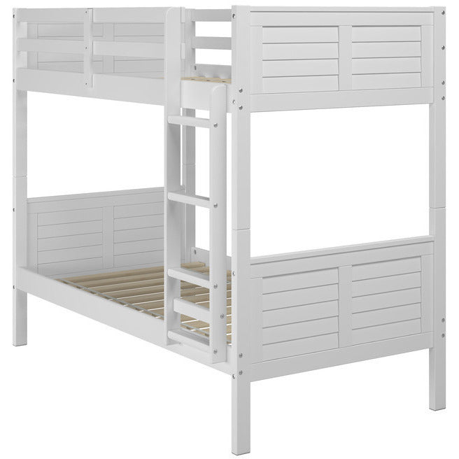 Realm Solid Pine Wood Twin Size Bunk Bed - living-essentials