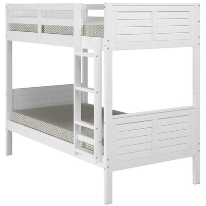 Realm Solid Pine Wood Twin Size Bunk Bed - living-essentials