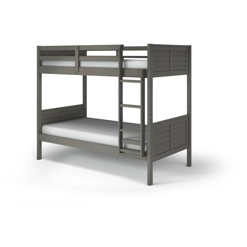 Realm Solid Pine Wood Twin Size Bunk Bed - living-essentials