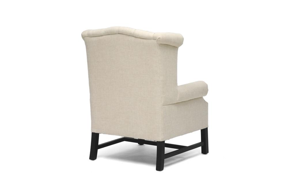 Sofie Beige Linen Club Chair - living-essentials