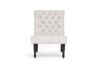 Ciera Beige Linen Modern Lounge Chair - living-essentials