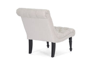 Ciera Beige Linen Modern Lounge Chair - living-essentials