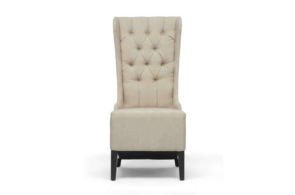 Verity Beige Linen Modern Accent Chair - living-essentials