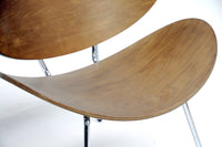 Reagan Mid-Century Walnut Accent Chair Set of 2 - living-essentials