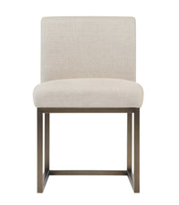 Haute Linen Chair in Brass - living-essentials