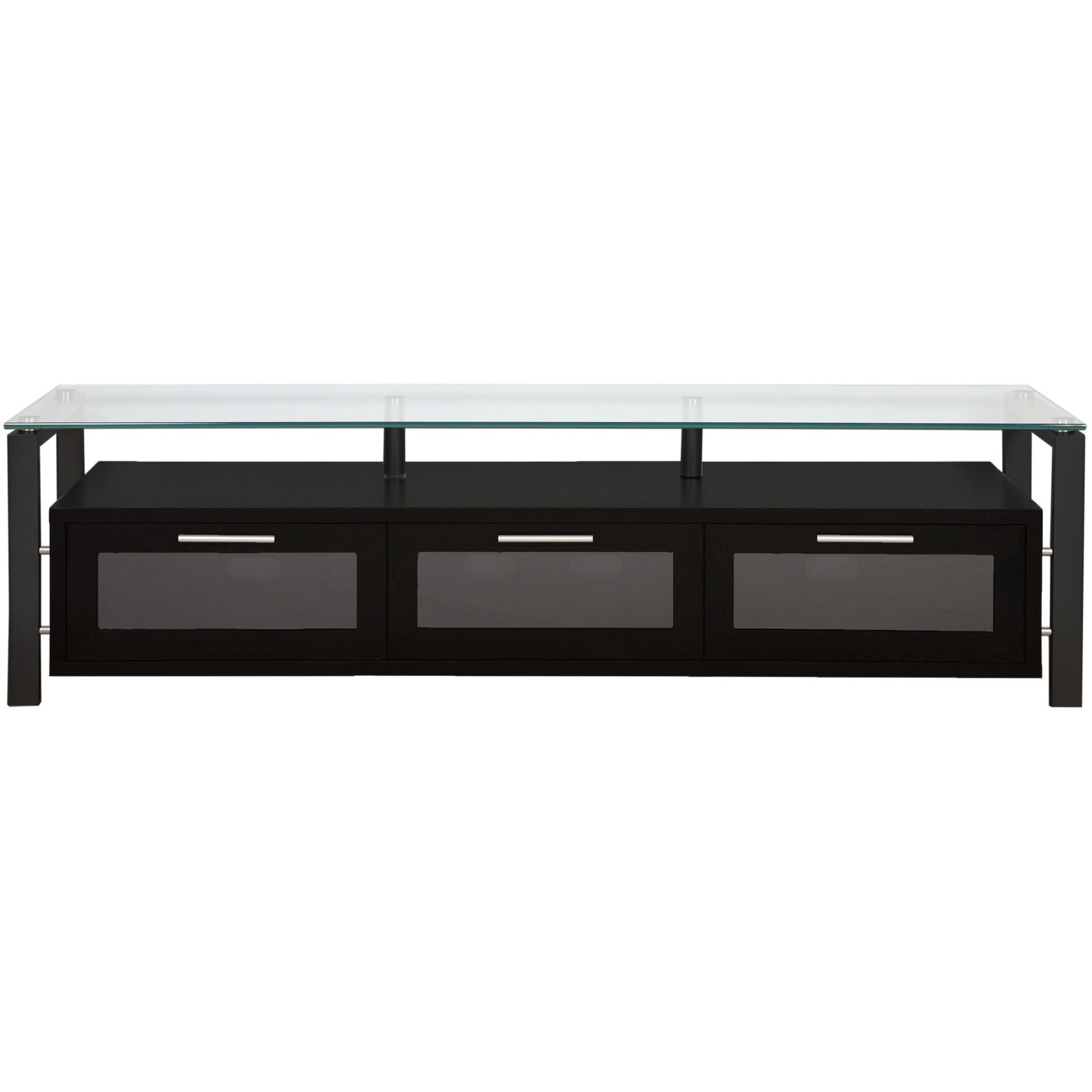 PLATEAU DECOR 71 Wood and Glass 71" TV Stand - living-essentials