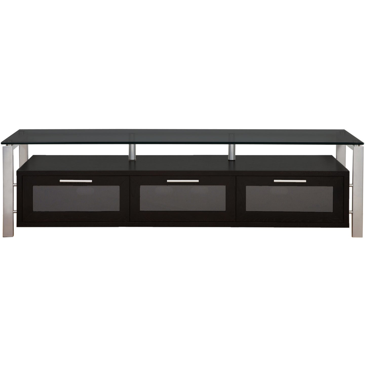 PLATEAU DECOR 71 Wood and Glass 71" TV Stand - living-essentials