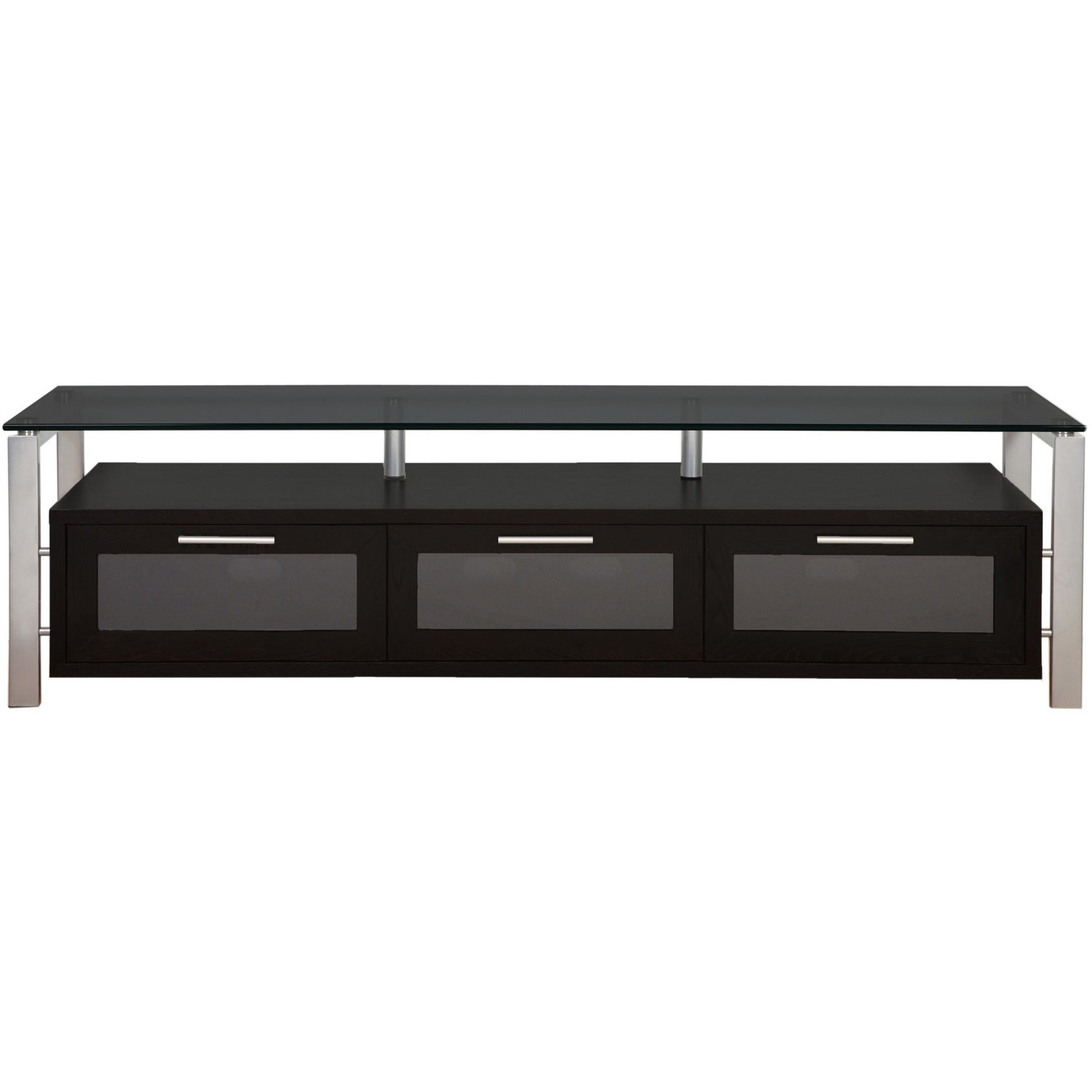 PLATEAU DECOR 71 Wood and Glass 71" TV Stand - living-essentials