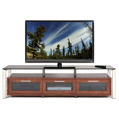 PLATEAU DECOR 71 Wood and Glass 71" TV Stand - living-essentials