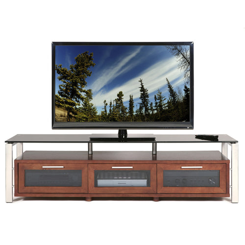 PLATEAU DECOR 71 Wood and Glass 71" TV Stand - living-essentials