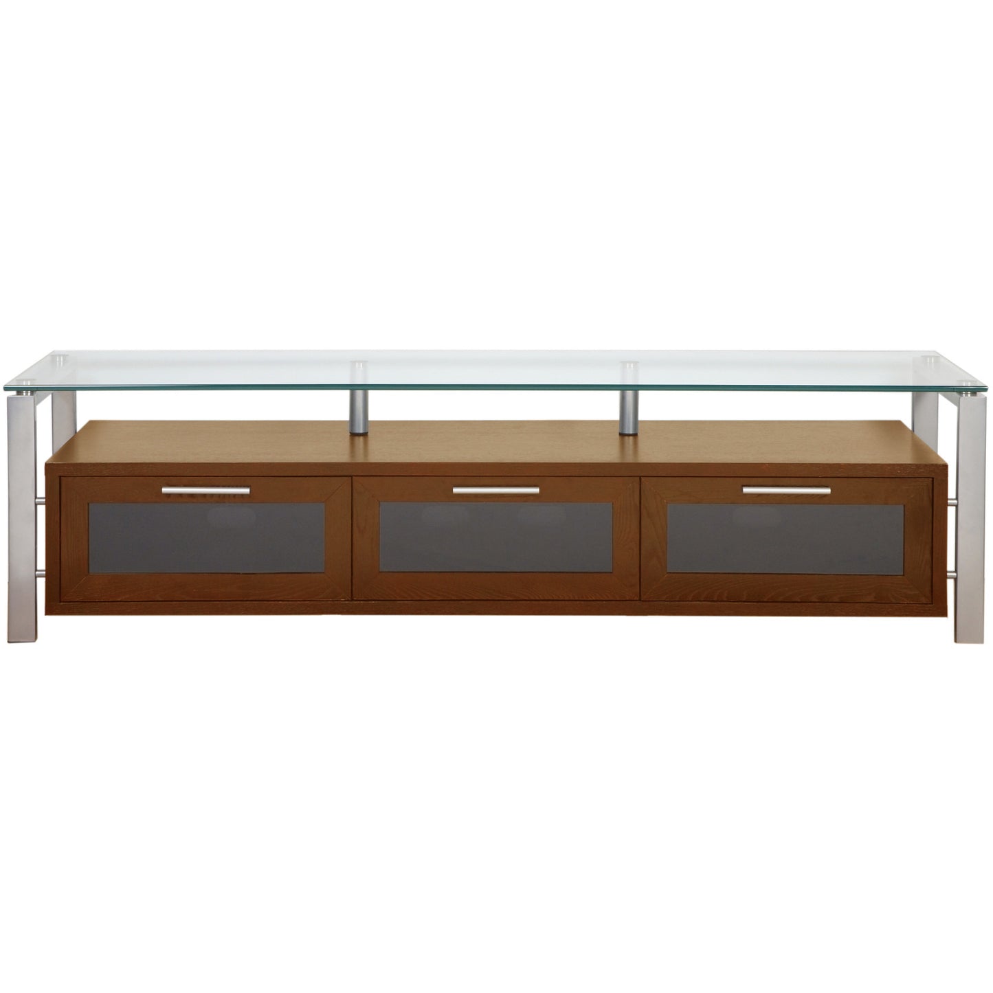 PLATEAU DECOR 71 Wood and Glass 71" TV Stand - living-essentials