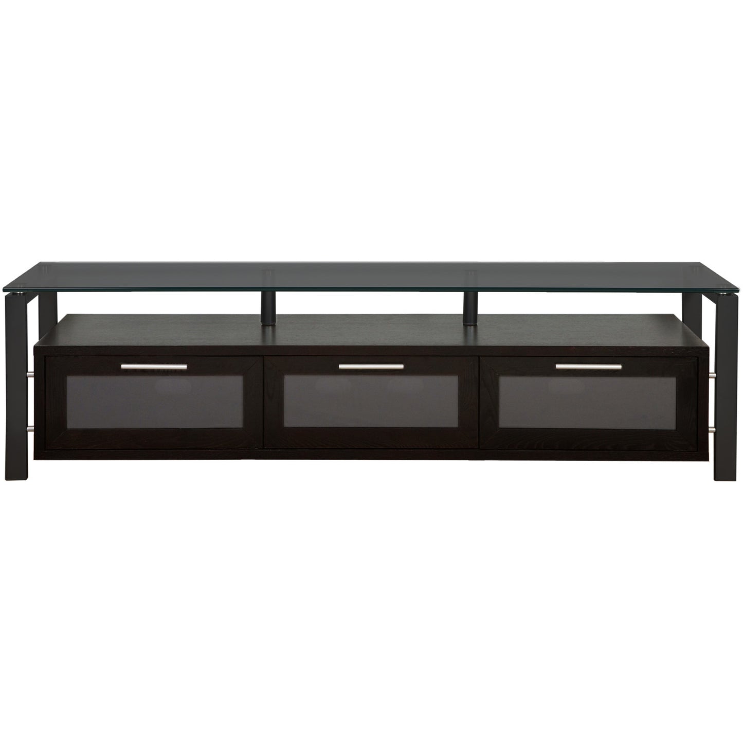PLATEAU DECOR 71 Wood and Glass 71" TV Stand - living-essentials