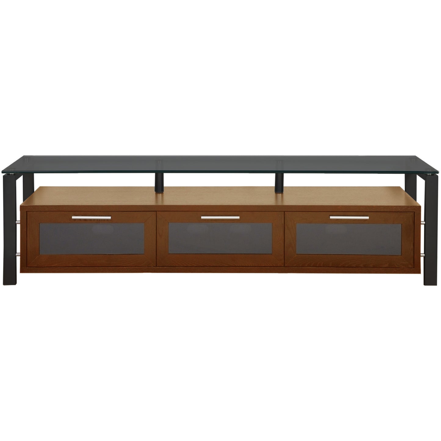 PLATEAU DECOR 71 Wood and Glass 71" TV Stand - living-essentials