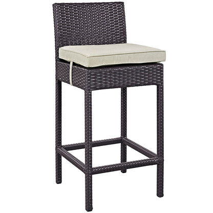 Lucy Outdoor Patio Fabric Bar Stool - living-essentials
