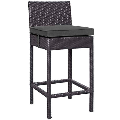 Lucy Outdoor Patio Fabric Bar Stool - living-essentials