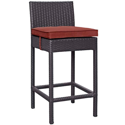 Lucy Outdoor Patio Fabric Bar Stool - living-essentials