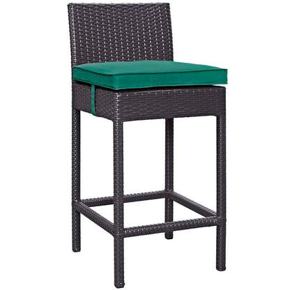 Lucy Outdoor Patio Fabric Bar Stool - living-essentials