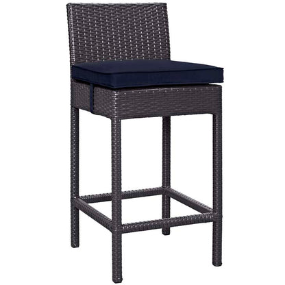 Lucy Outdoor Patio Fabric Bar Stool - living-essentials