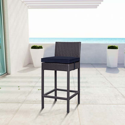 Lucy Outdoor Patio Fabric Bar Stool - living-essentials