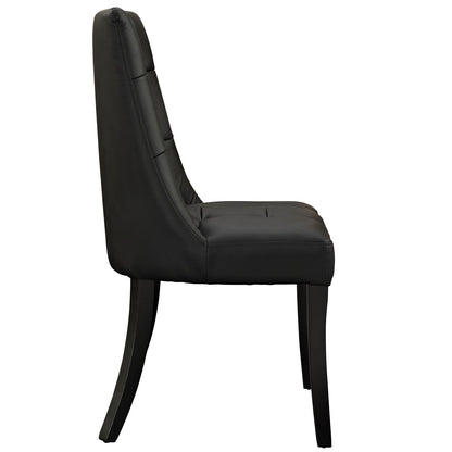 Noble Faux Leather Dining Side Chair - living-essentials