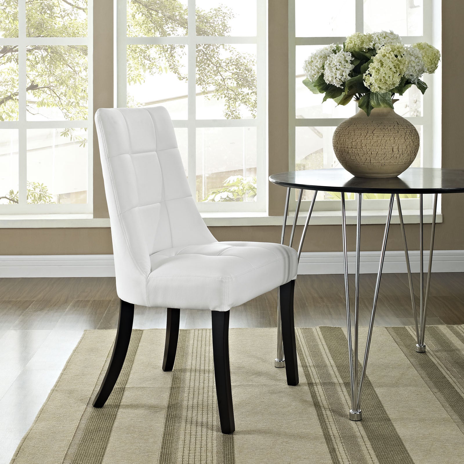 Noble Faux Leather Dining Side Chair - living-essentials
