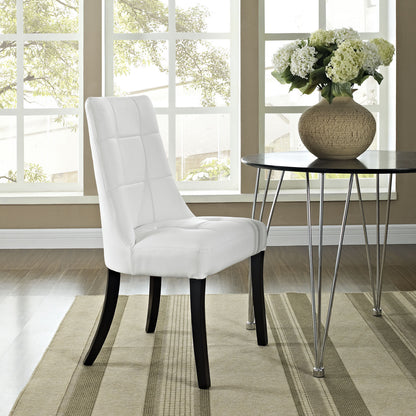 Noble Faux Leather Dining Side Chair - living-essentials