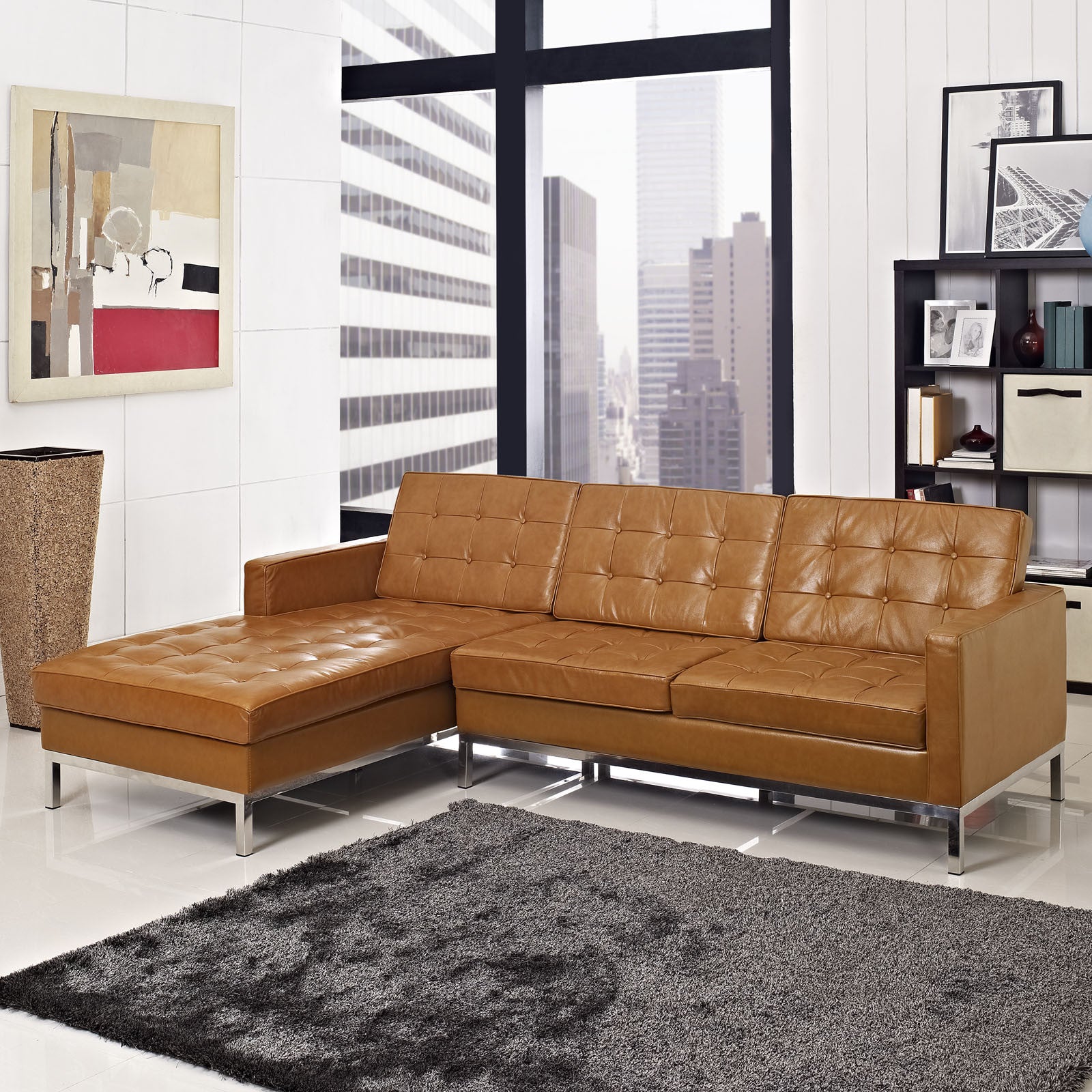 Florence Knoll style Arm Sectional Sofa - living-essentials