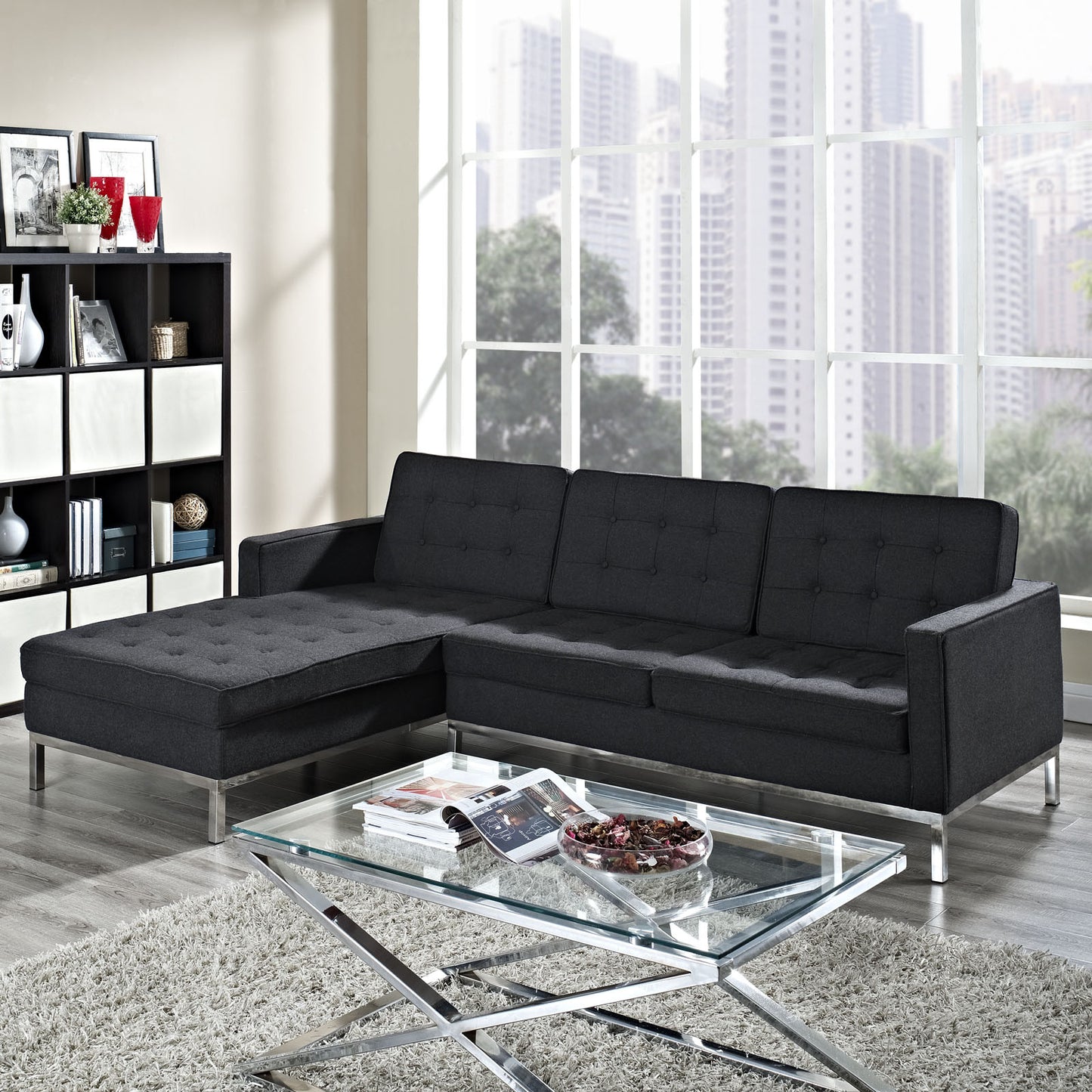 Florence Knoll style Arm Sectional Sofa - living-essentials