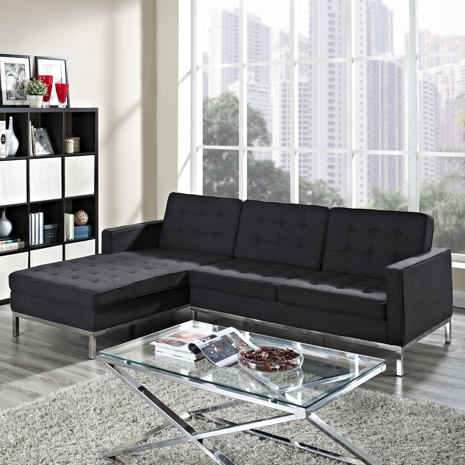 Florence Knoll style Arm Sectional Sofa - living-essentials