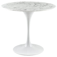 Tulip Style 36" Marble Dining Table - living-essentials