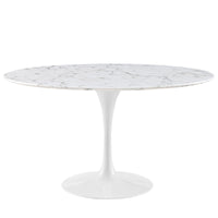 Tulip Style 54" Marble Dining Table - living-essentials