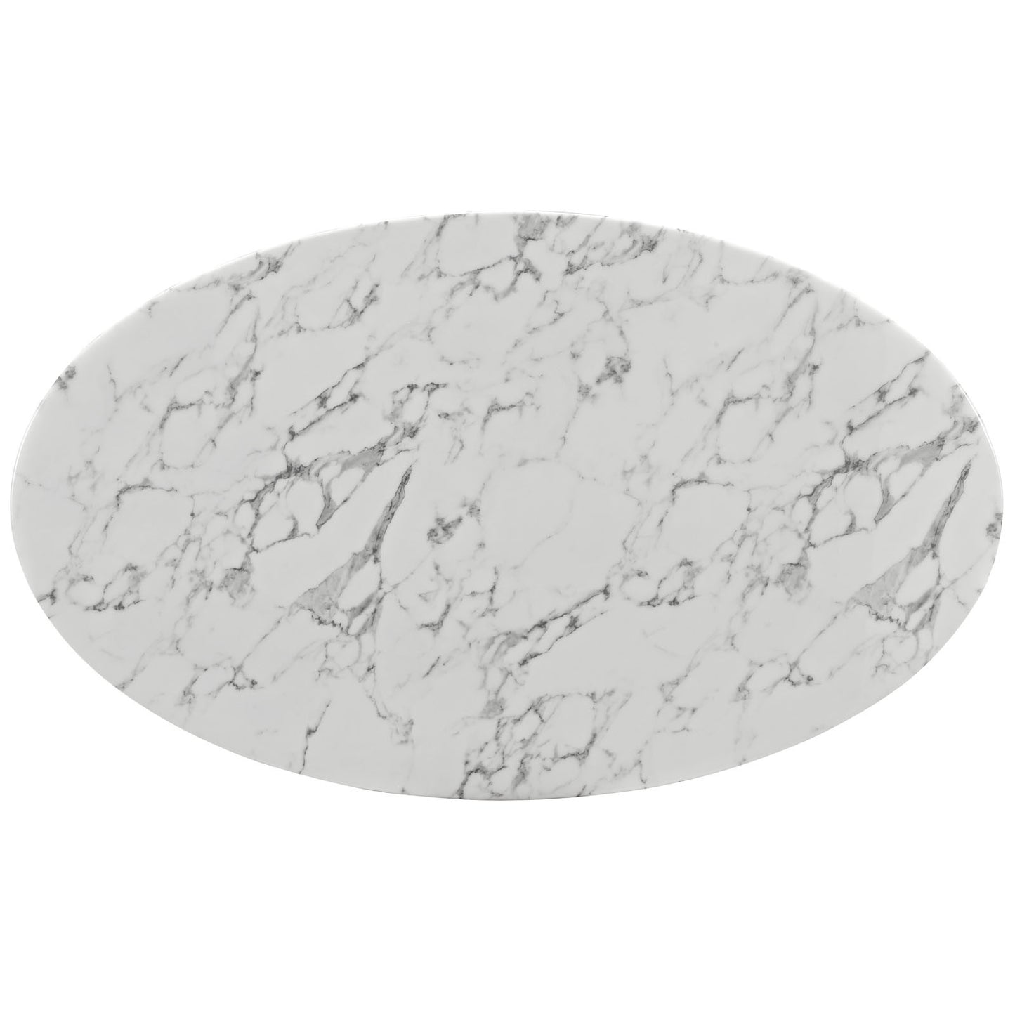 Tulip Style 60" Oval Marble Dining Table - living-essentials