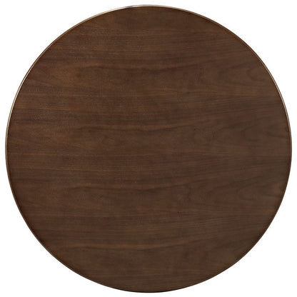 Tulip Style 36" Walnut Dining Table - living-essentials