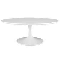 Tulip Style 42" Oval Coffee Table - living-essentials