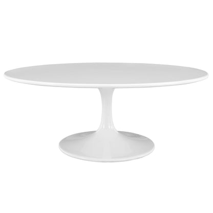 Tulip Style 42" Oval Coffee Table - living-essentials