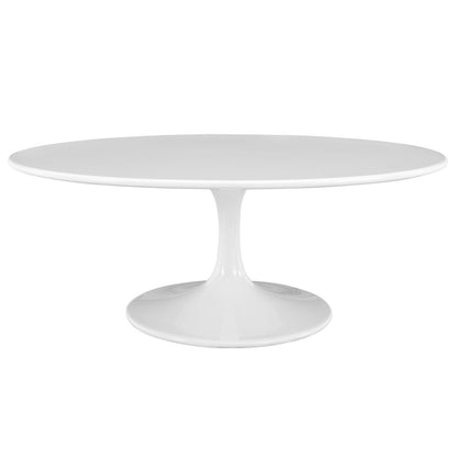 LIPPA 42" OVAL-SHAPED WOOD TOP COFFEE TABLE - living-essentials