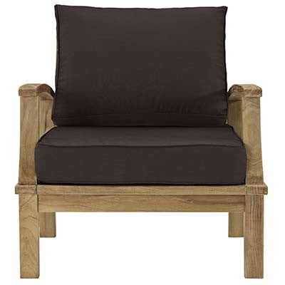 Marina Outdoor Patio Teak Armchair - living-essentials
