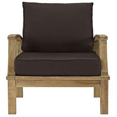 Berth Outdoor Patio Teak Armchair - living-essentials