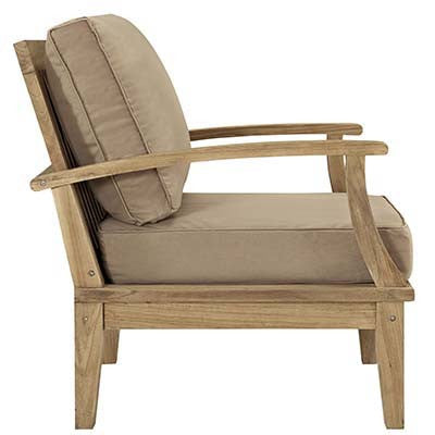 Berth Outdoor Patio Teak Armchair - living-essentials