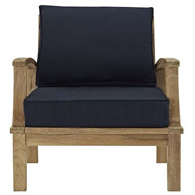 Marina Outdoor Patio Teak Armchair - living-essentials