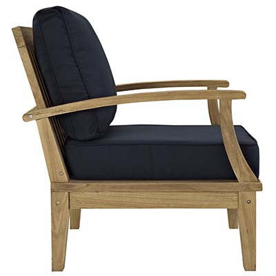 Berth Outdoor Patio Teak Armchair - living-essentials