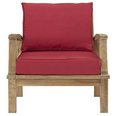Berth Outdoor Patio Teak Armchair - living-essentials
