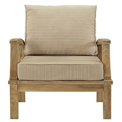 Berth Outdoor Patio Teak Armchair - living-essentials
