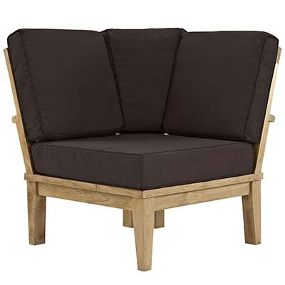 Marina Outdoor Patio Teak Corner Sofa - living-essentials