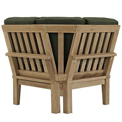 Marina Outdoor Patio Teak Corner Sofa - living-essentials