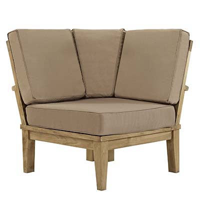 Berth Outdoor Patio Teak Corner Sofa - living-essentials