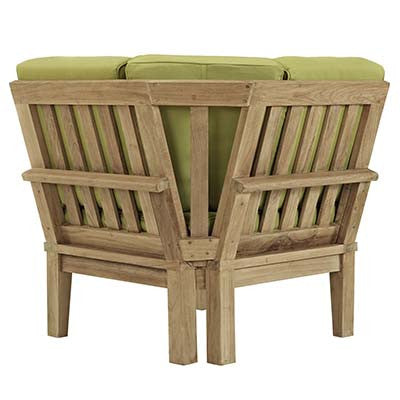 Marina Outdoor Patio Teak Corner Sofa - living-essentials