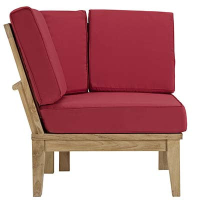 Marina Outdoor Patio Teak Corner Sofa - living-essentials