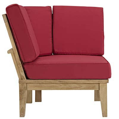 Berth Outdoor Patio Teak Corner Sofa - living-essentials